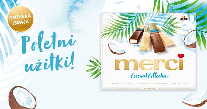 merci Coconut Collection – okusna zahvala, primerna tudi za poletje!